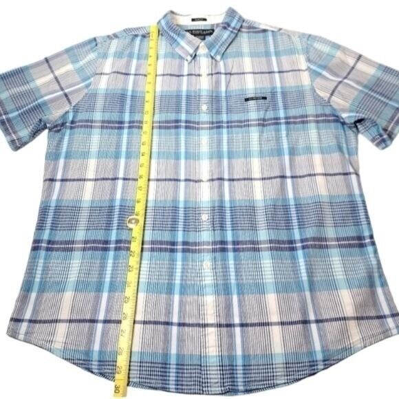 U.S Polo Assn. Men's Baby Blue & White Button Down Collard Shirt Size XL - Picture 6 of 11